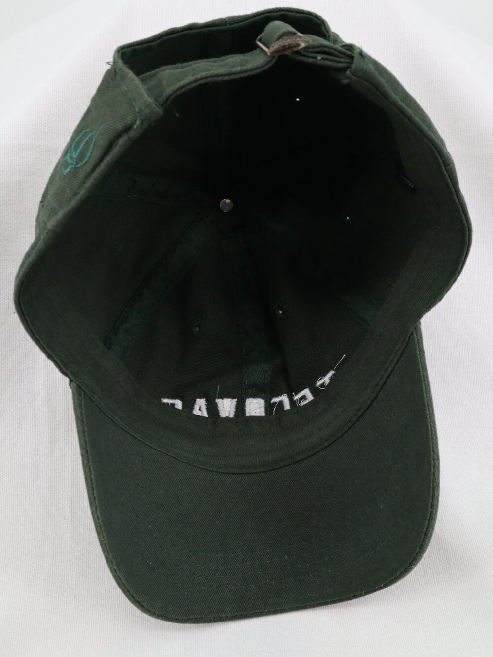 Tecovas Pine Green Embroidered Logo Dad Hat 2019 Western Strapback Baseball Cap - Picture 3 of 8